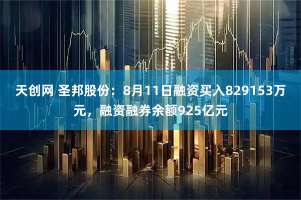 天创网 圣邦股份：8月11日融资买入829153万元，融资融券余额925亿元
