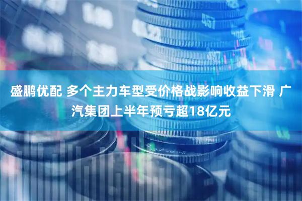 盛鹏优配 多个主力车型受价格战影响收益下滑 广汽集团上半年预亏超18亿元