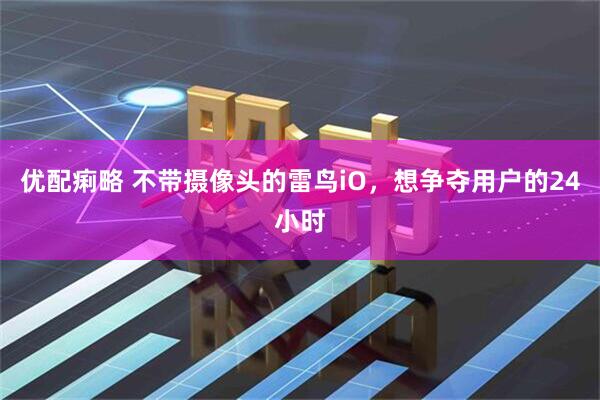 优配痢略 不带摄像头的雷鸟iO，想争夺用户的24小时